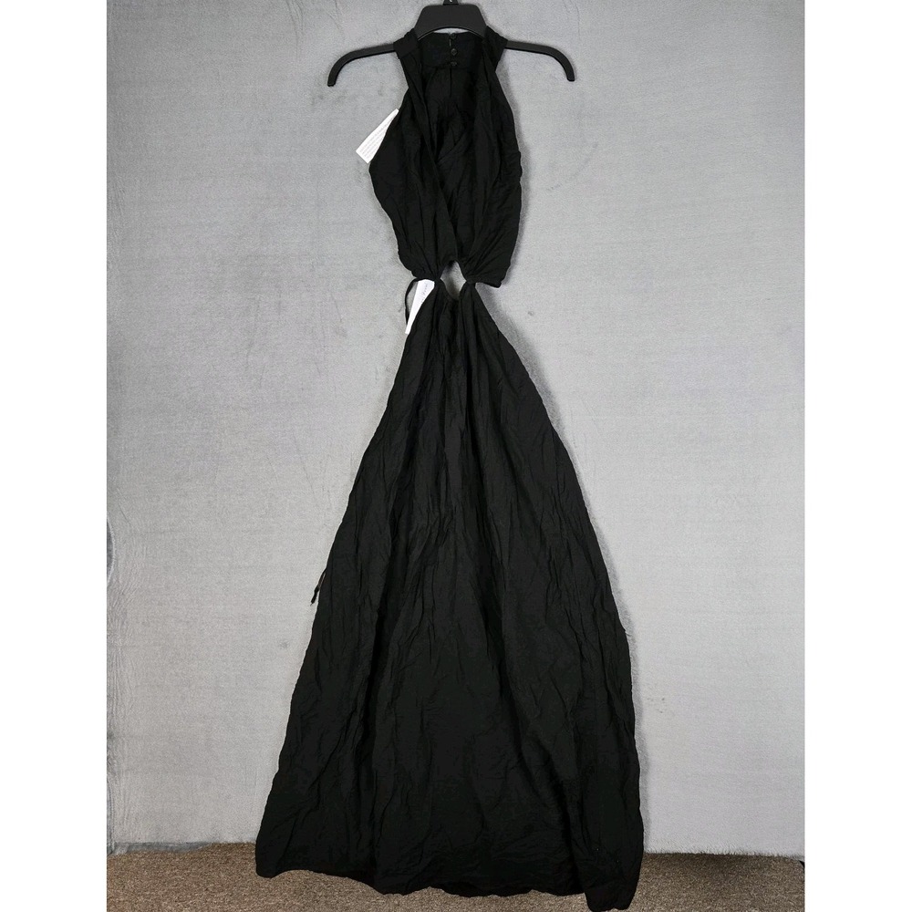 Young Fabulous & Broke Dress Womens XS Black Cut Out Maxi Sleeveless NWT